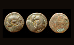 Aeolis, Kyme, Amazon with Artemis Countermark! Rare!